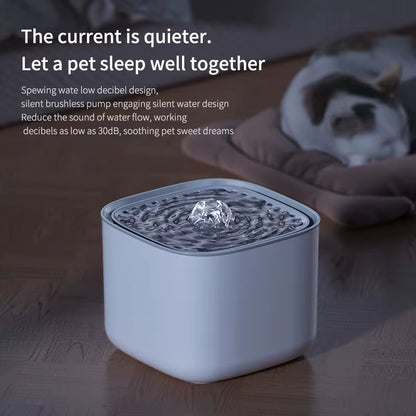 Elevate Your Pet's Hydration with the 3L Automatic Circulating Filter Fountain Feeder - Perfect for Cats and Dogs!