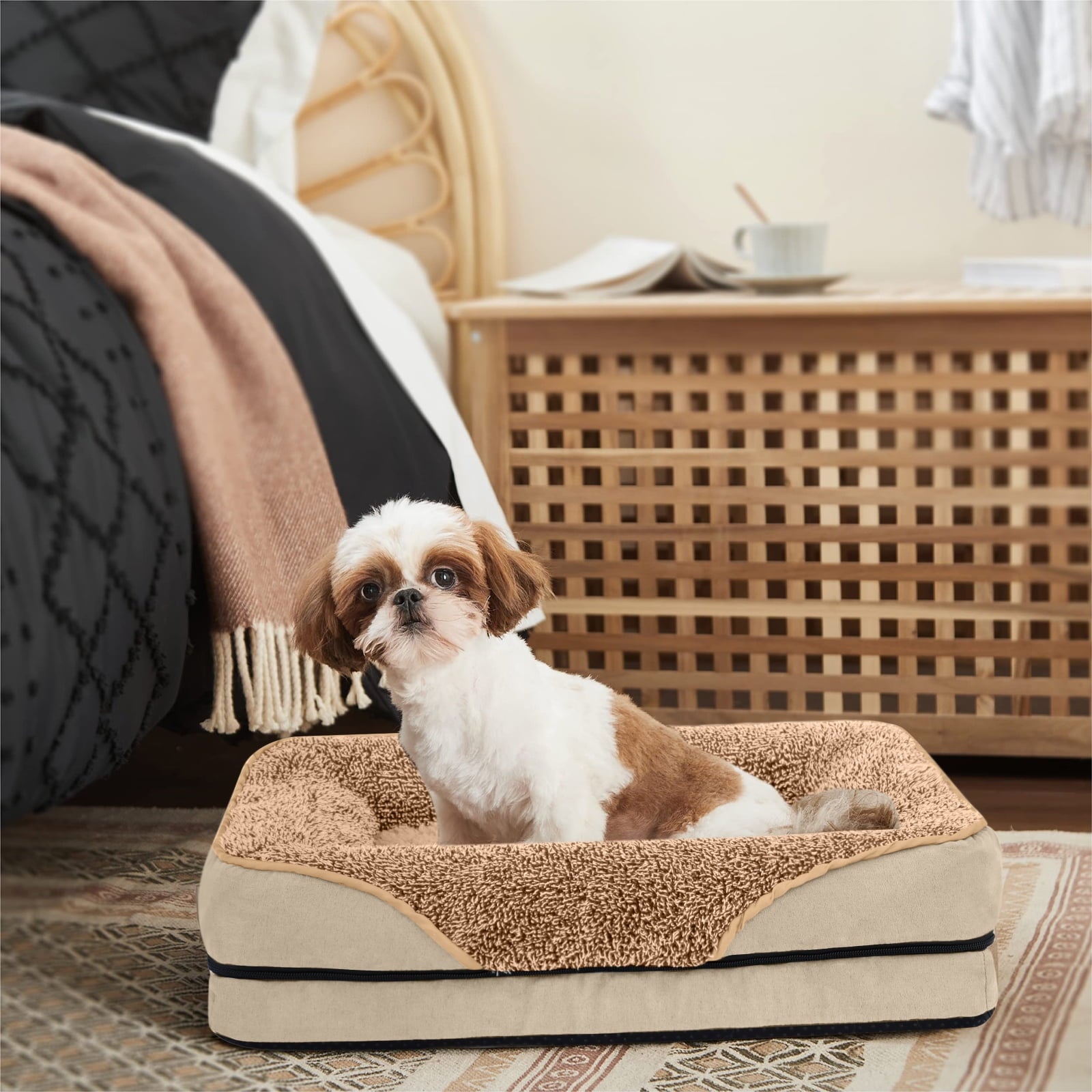 Ultimate Comfort Orthopedic Dog Bed - Supportive Sofa-Style Pet Bed with Washable Cover and Non-Slip Bottom for Small to Extra Large Dogs