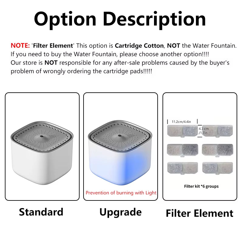 Elevate Your Pet's Hydration with the 3L Automatic Circulating Filter Fountain Feeder - Perfect for Cats and Dogs!