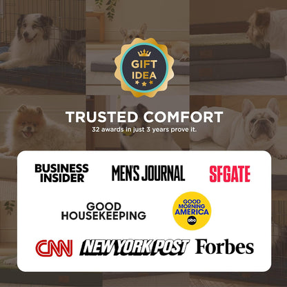 Bedsure Extra Large Orthopedic Dog Bed - Plush Sherpa Fleece with Washable Cover for Ultimate Comfort and Support for Dogs Up to 100 lbs