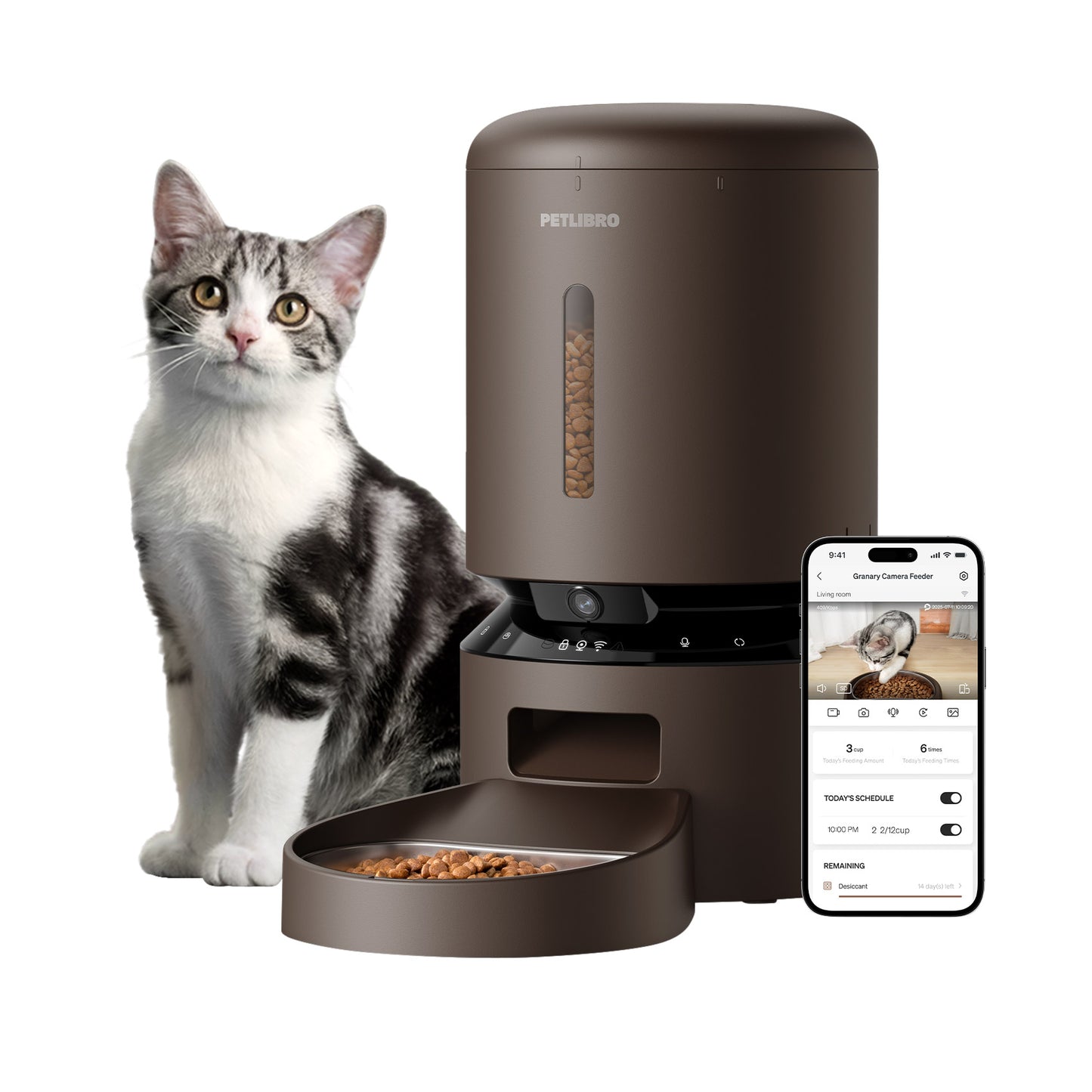 Stay Connected with Your Pet: Petlibro Granary Smart Camera Automatic Pet Feeder