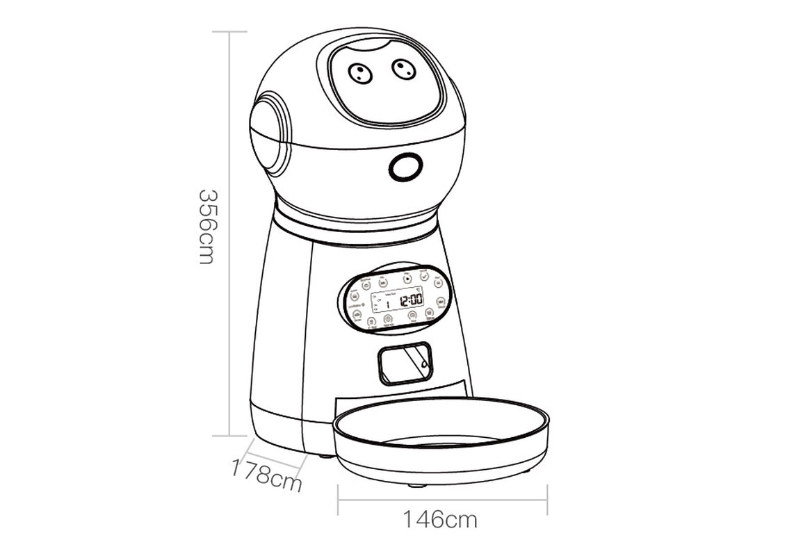 Revolutionary Automatic Pet Feeder: Effortless Meal Management for Your Furry Friend