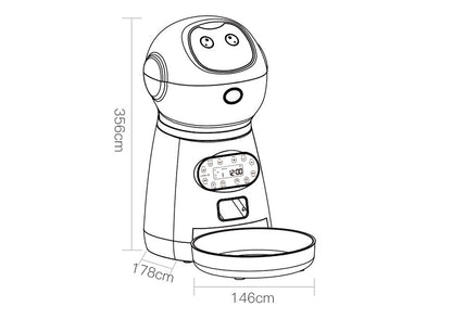 Revolutionary Automatic Pet Feeder: Effortless Meal Management for Your Furry Friend