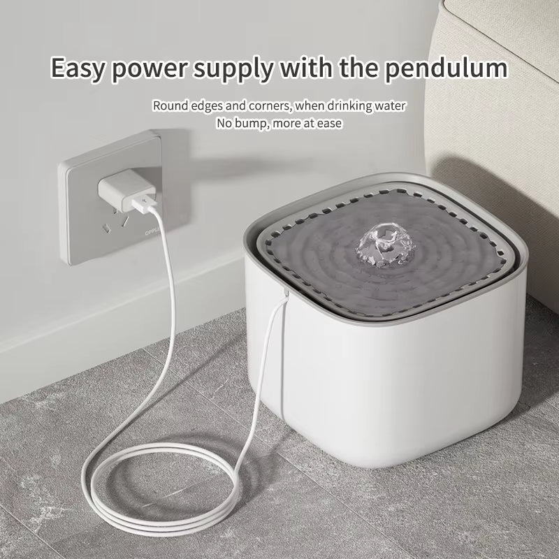 Elevate Your Pet's Hydration with the 3L Automatic Circulating Filter Fountain Feeder - Perfect for Cats and Dogs!