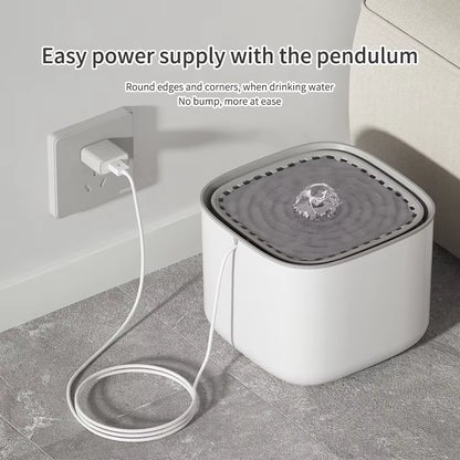 Elevate Your Pet's Hydration with the 3L Automatic Circulating Filter Fountain Feeder - Perfect for Cats and Dogs!