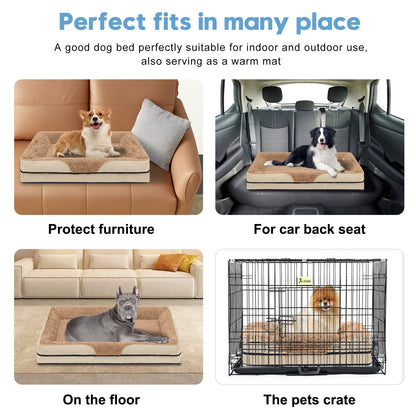 Ultimate Comfort Orthopedic Dog Bed - Supportive Sofa-Style Pet Bed with Washable Cover and Non-Slip Bottom for Small to Extra Large Dogs